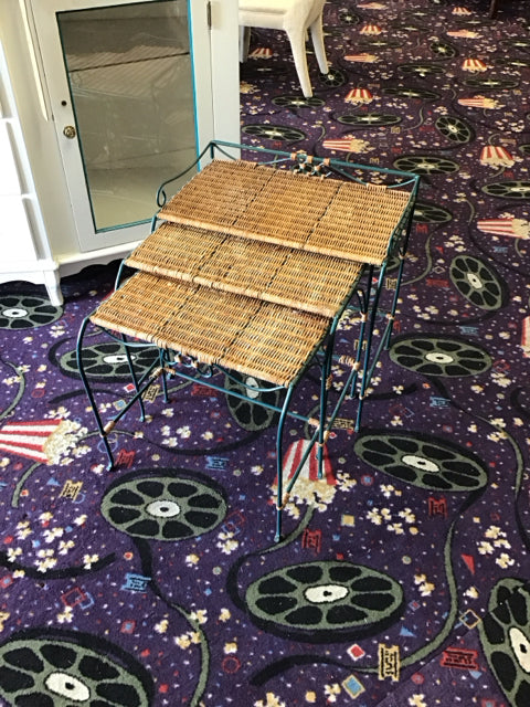 METAL/WICKER STACK TABLES – Consign-it Furniture, LLC