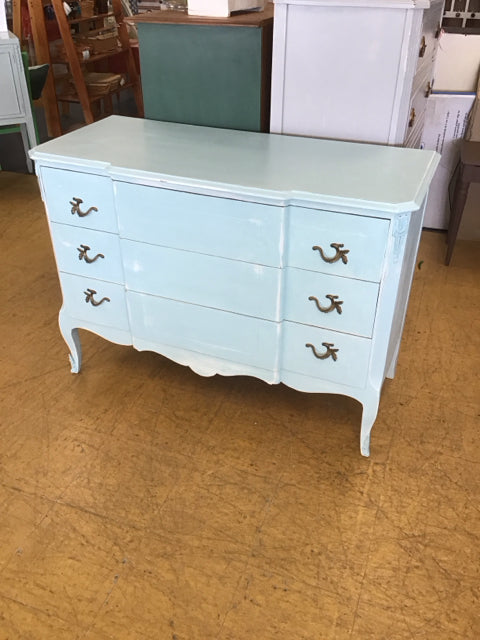 blue summer dress nearby DRESSER PINTED W/ ANNIE SLOANS MIX GREEK BLUE & ORIGINAL LAQUER FINISH –  Consign-it Furniture, LLC